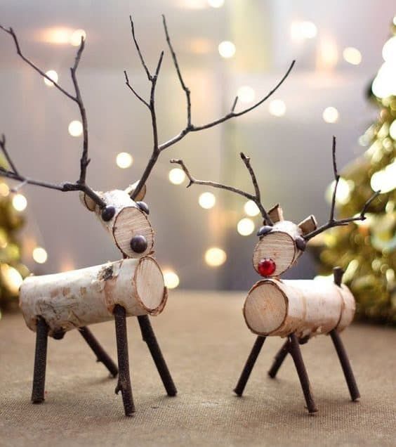log-reindeer