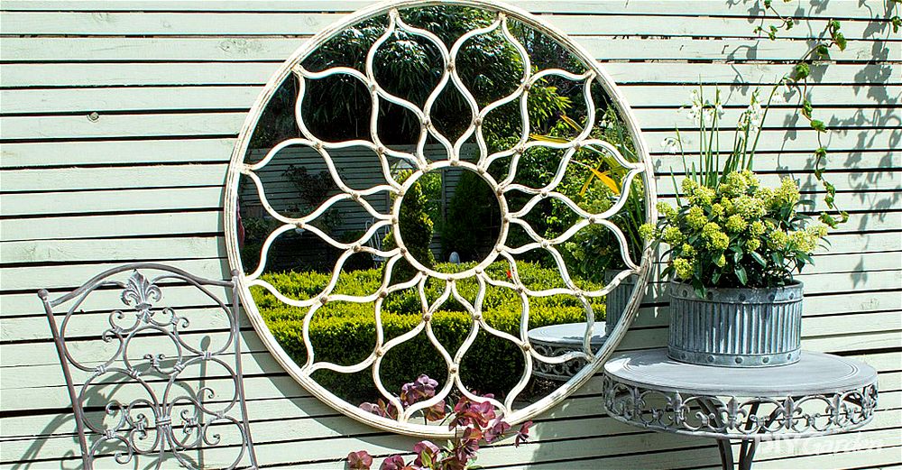 garden mirror