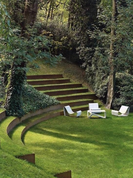 seating garden edging ideas