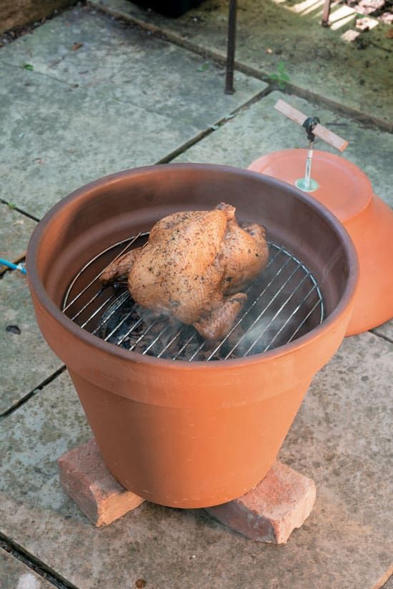 terracotta pot smoker