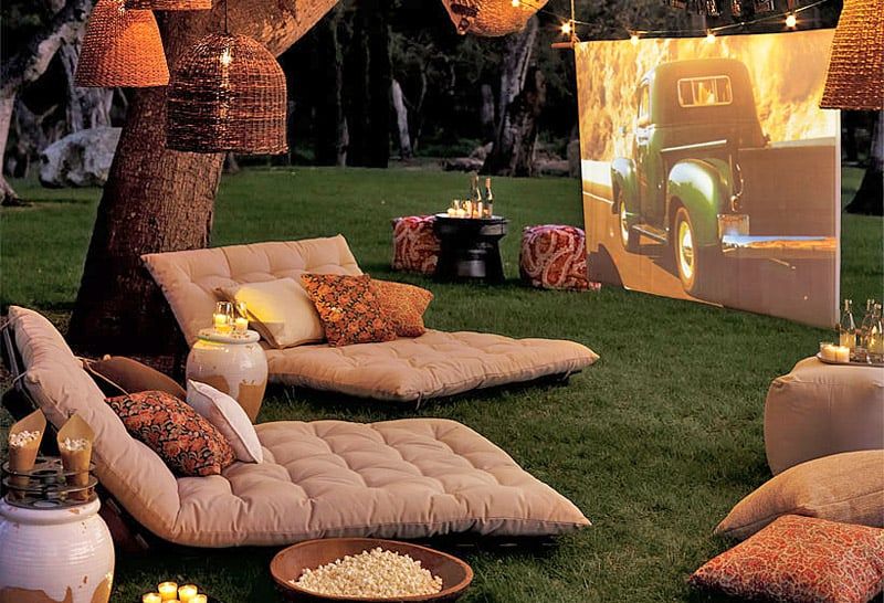 diy garden cinema