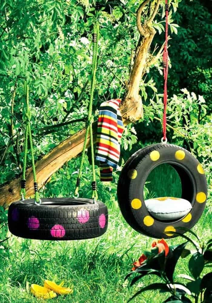 diy tyre swing