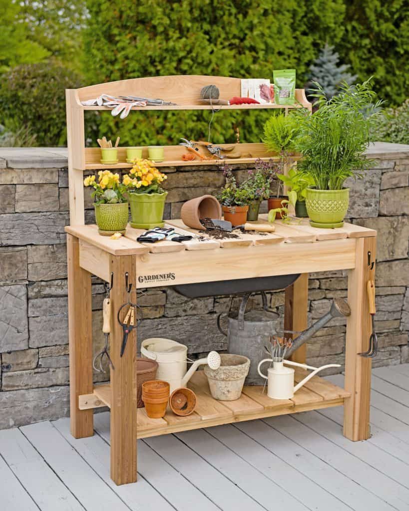 gardening work bench