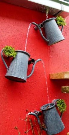 watering cans