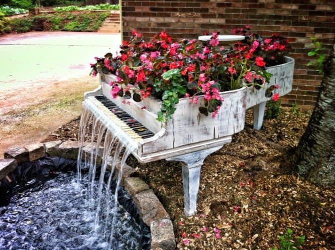 piano waterfall