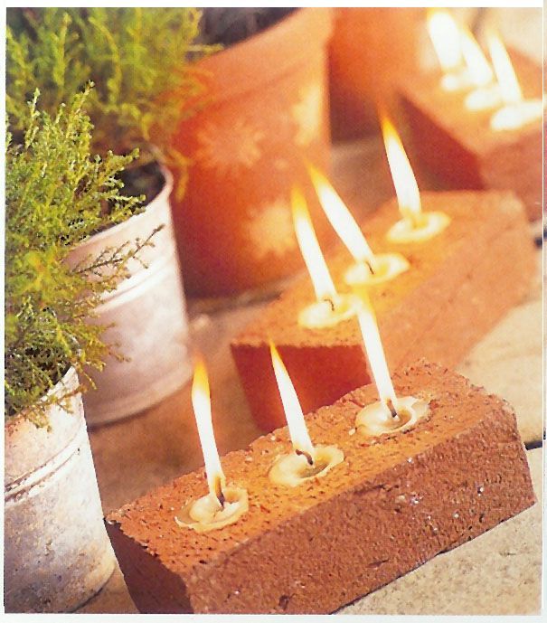 brick tea lights