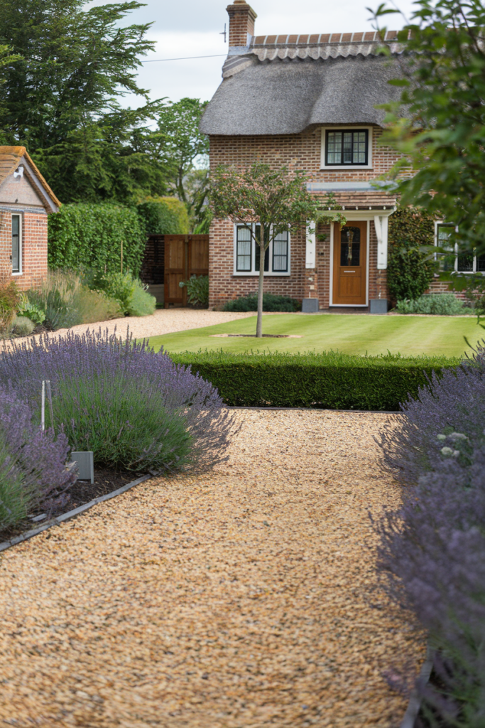 A Stylish Gravel Driveway