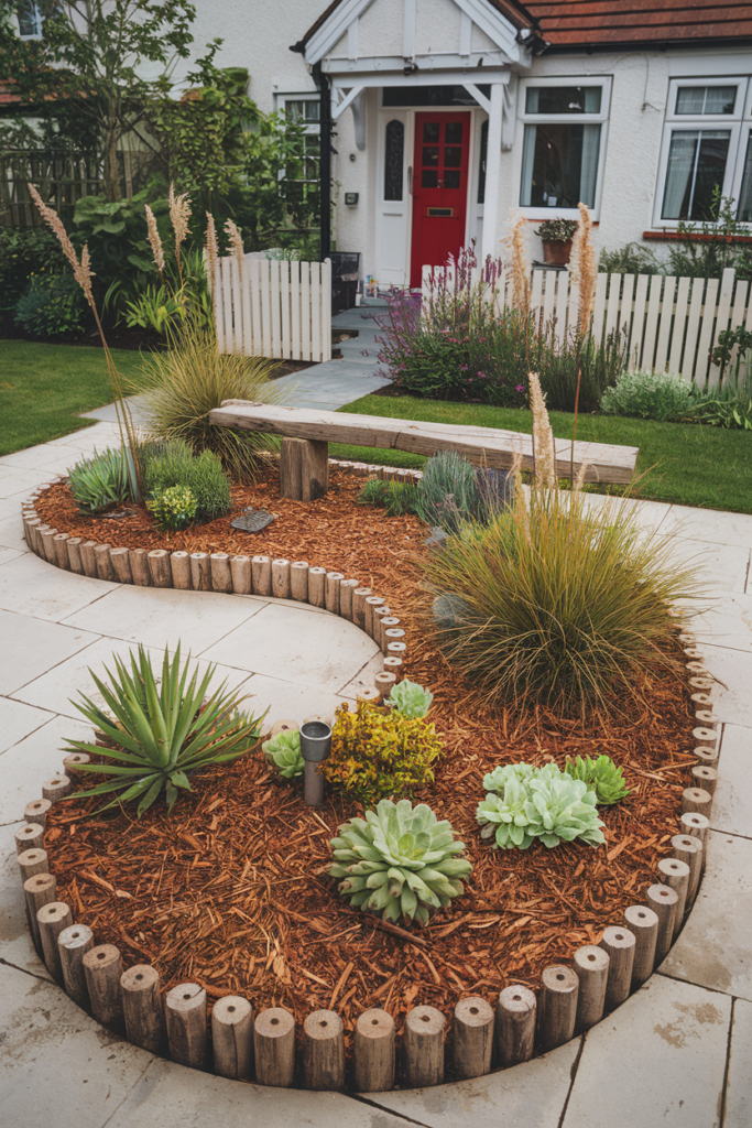 19. Drought-Tolerant Beds with Mulch