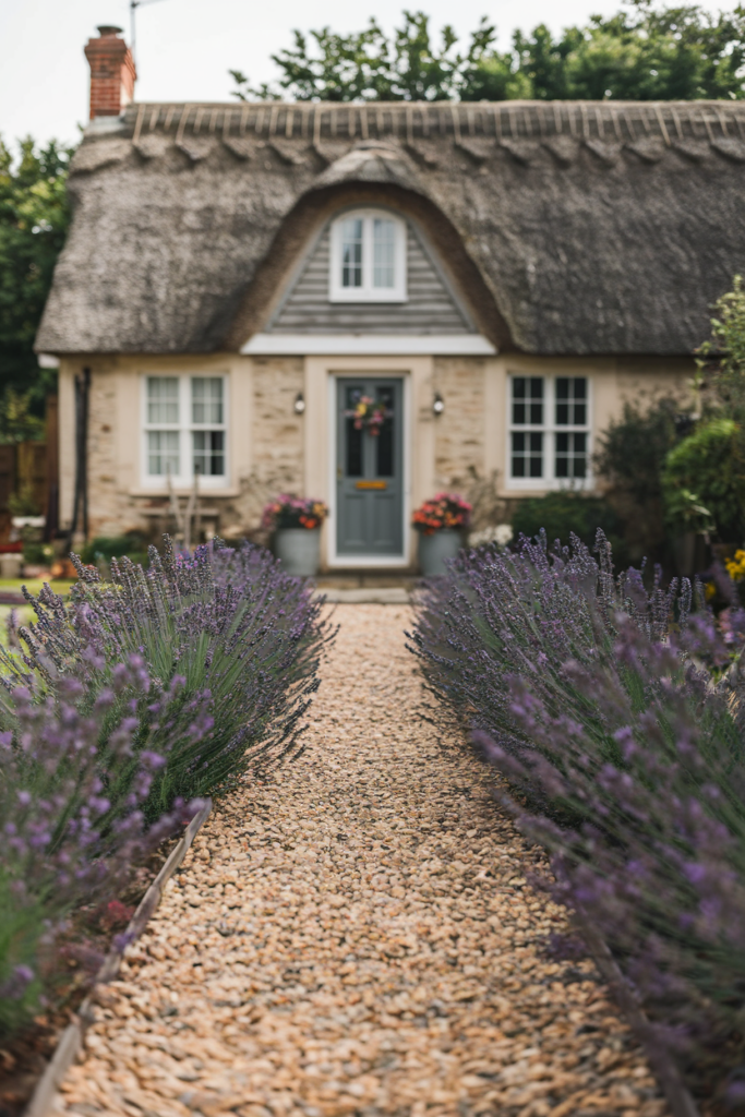23. Gravel Borders with Lavender