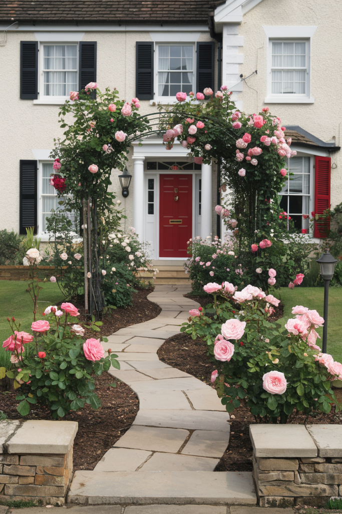 33. A Rose-Lined Pathway for Romance