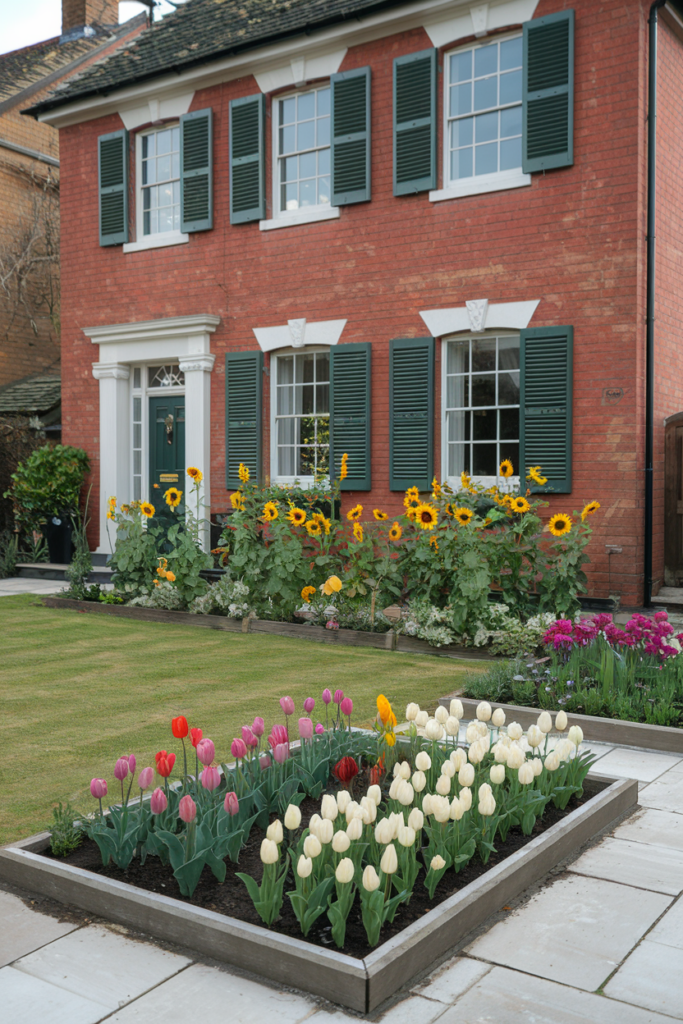 35. Flower Beds with Seasonal Color