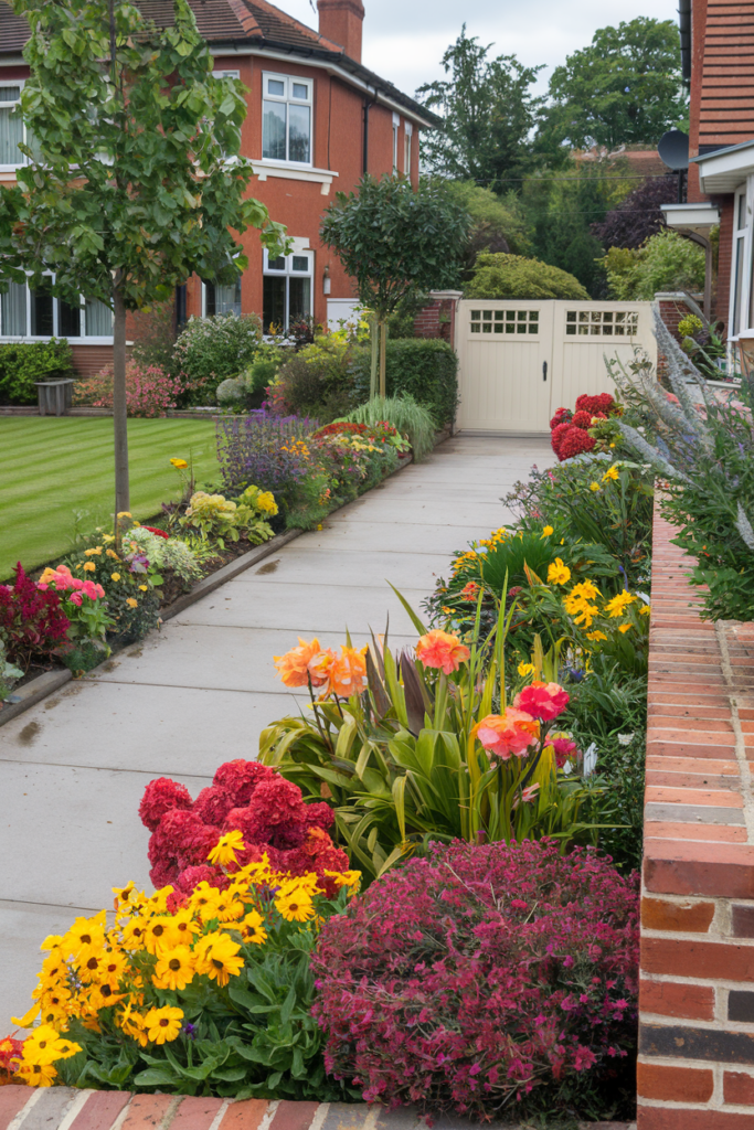 Driveway with Vibrant Curb Appeal