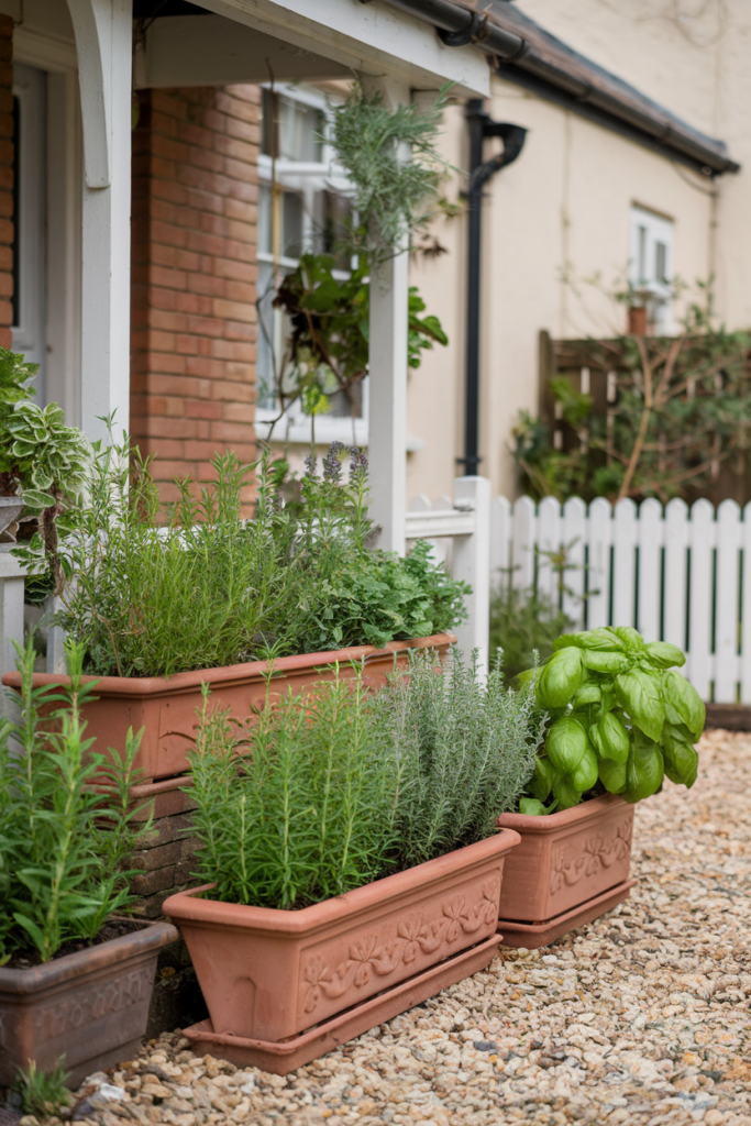 44. Edible Front Gardens with Herbs