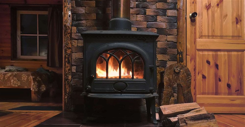 Premium Leather Welding Gloves Heat Resistant Woodburner Stove Log Fire Gauntlet 