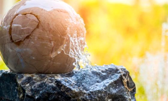 sphere water feature