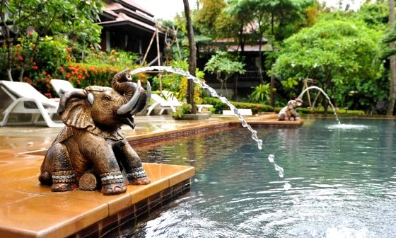 stone water feature