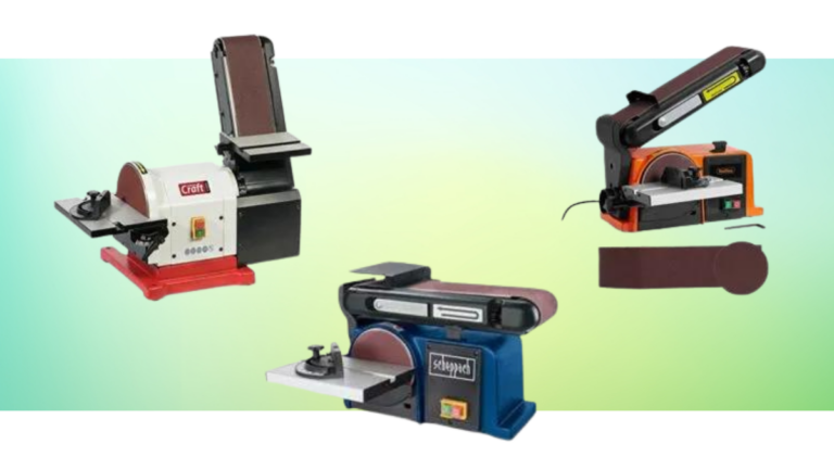 VonHaus Benchtop Belt and Disc Sander with Cast Iron Base - Groceries