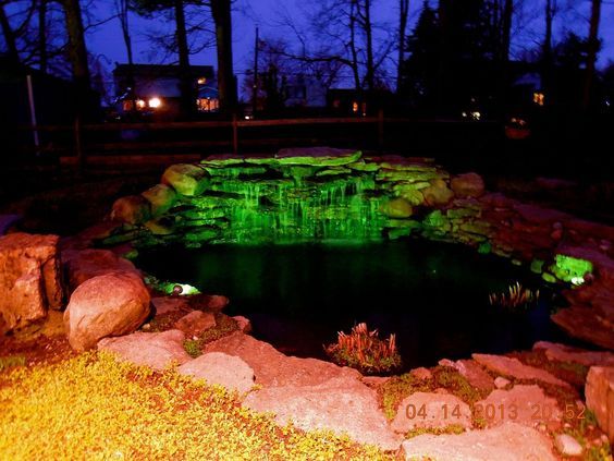 18. Garden Pond Lighting