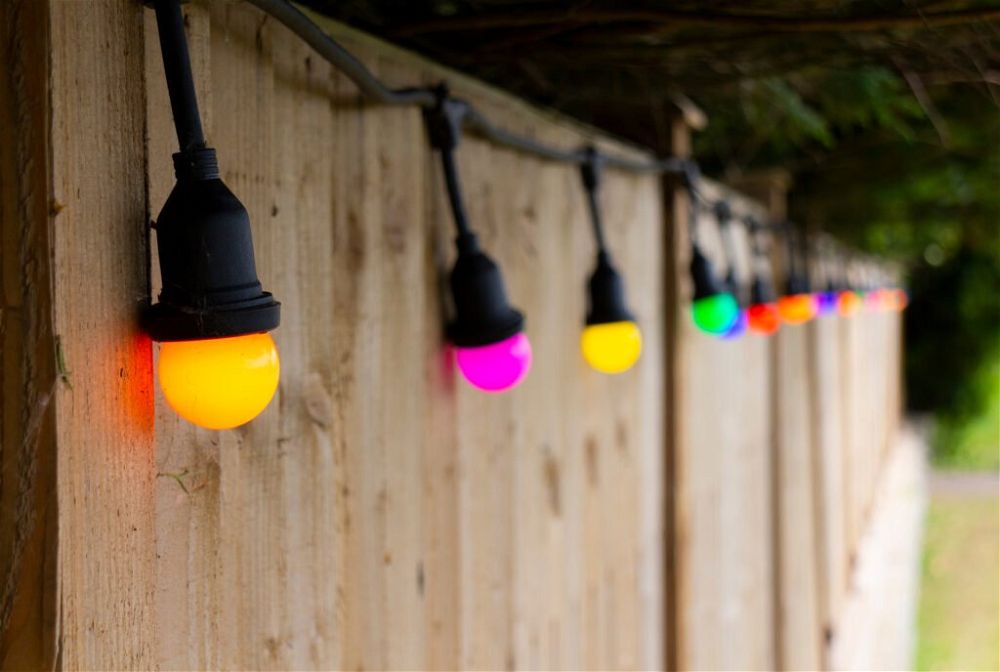 2. Garden Fence Lighting