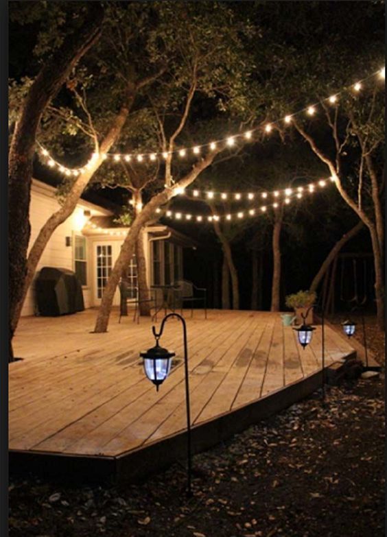 20. Garden Deck Lighting