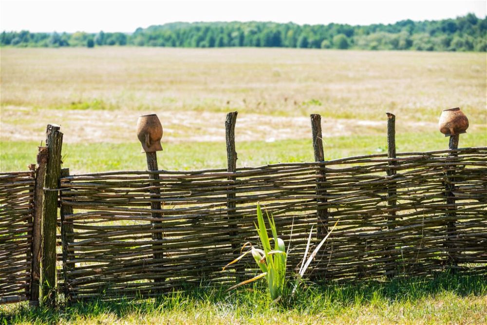 41. Rustic Garden Fence