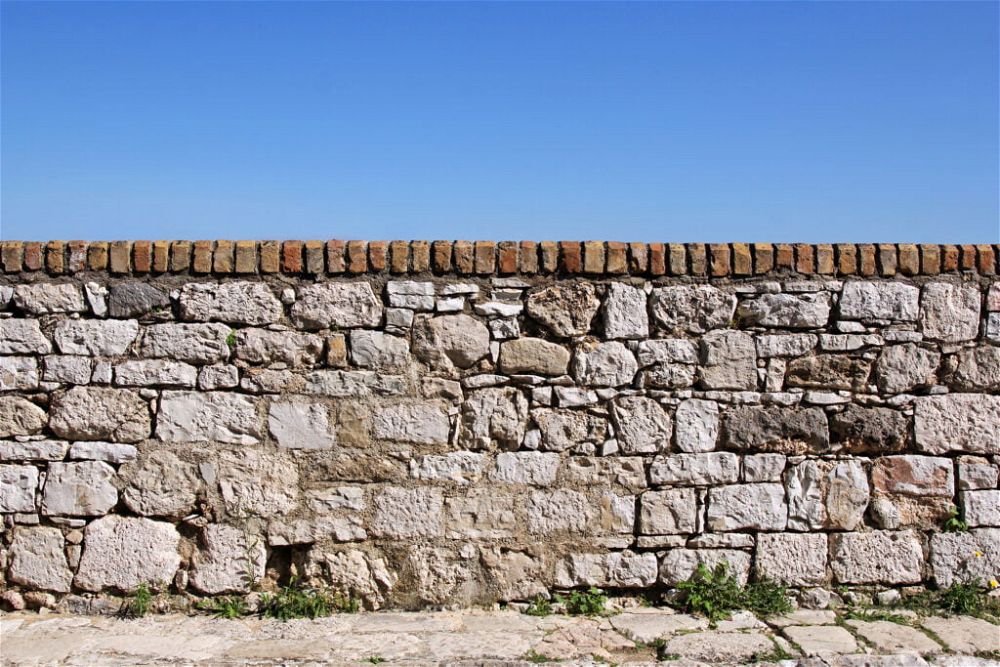 8. Garden Brick Wall