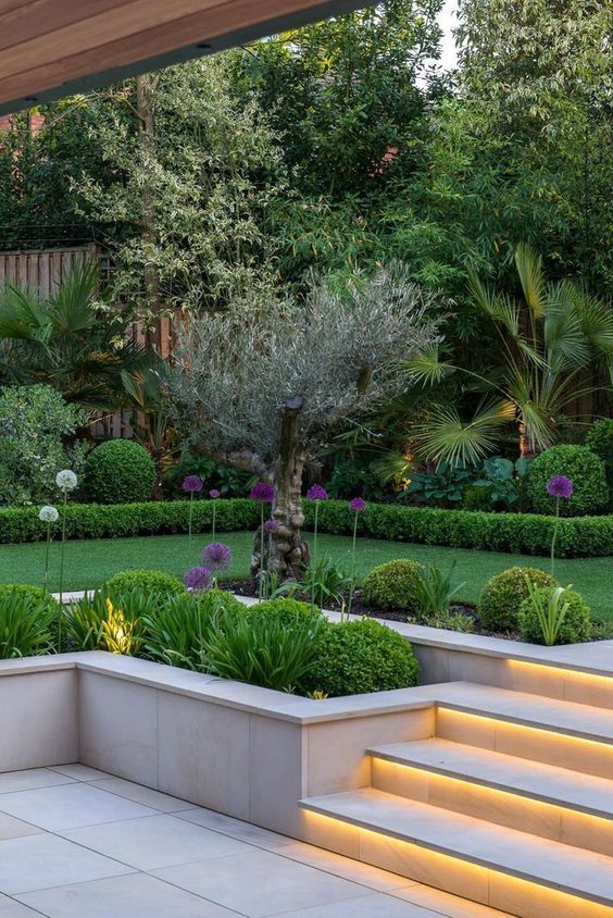 8. Modern Garden Lighting