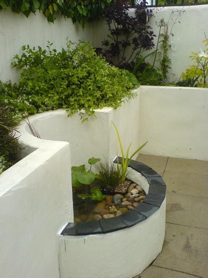 25. Small Raised Garden Pond