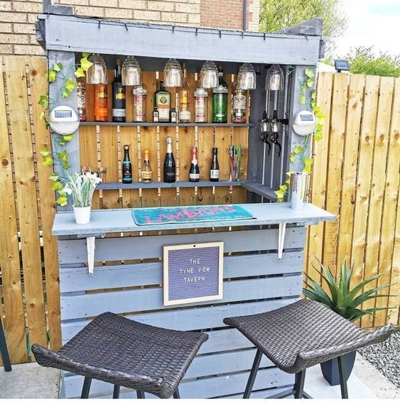 3. Small Garden Bar