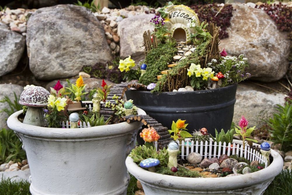 6. Fairy Garden For Outdoors