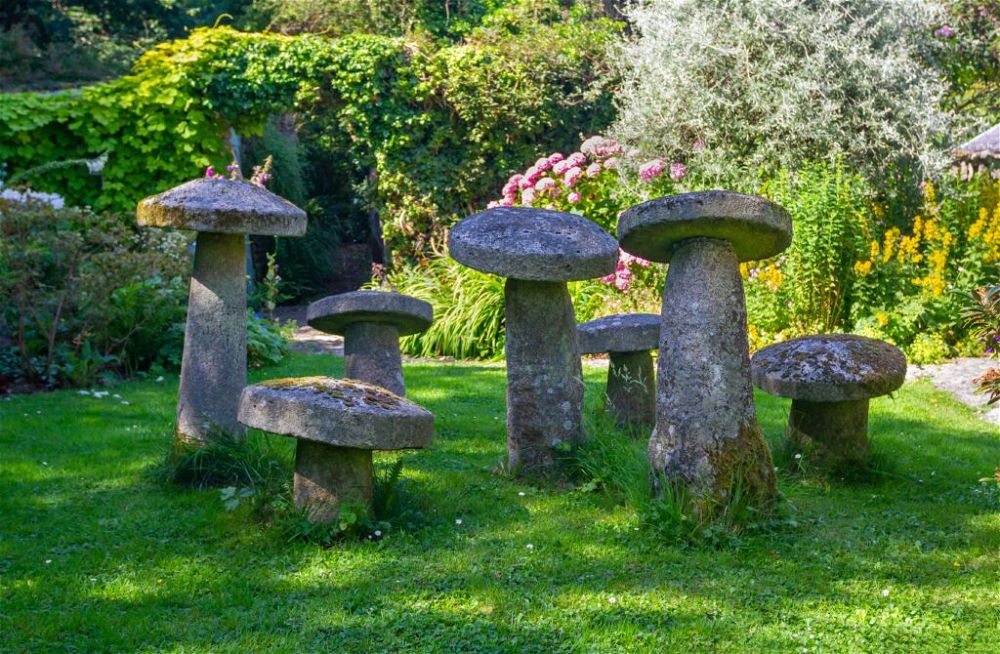 14. Garden Stone Seating