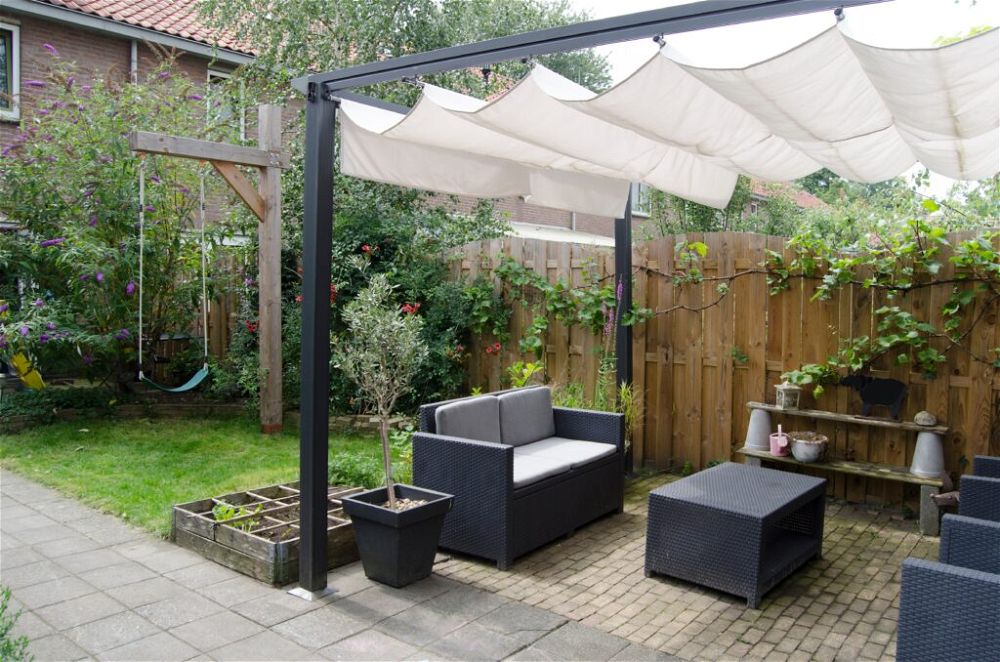 3. Covered Garden Seating
