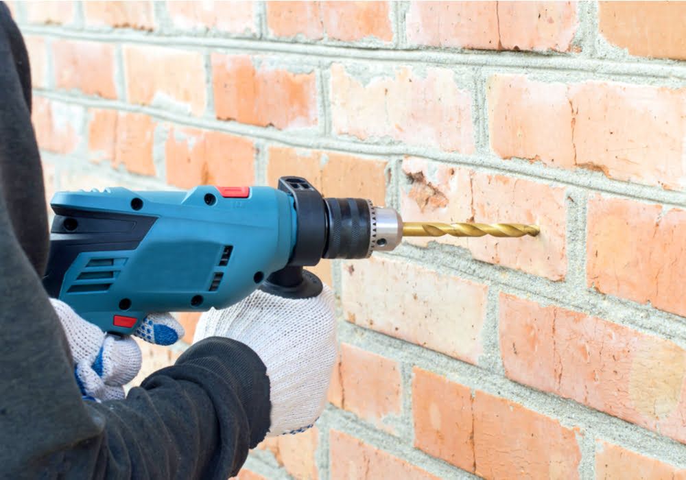 Drilling into Brick