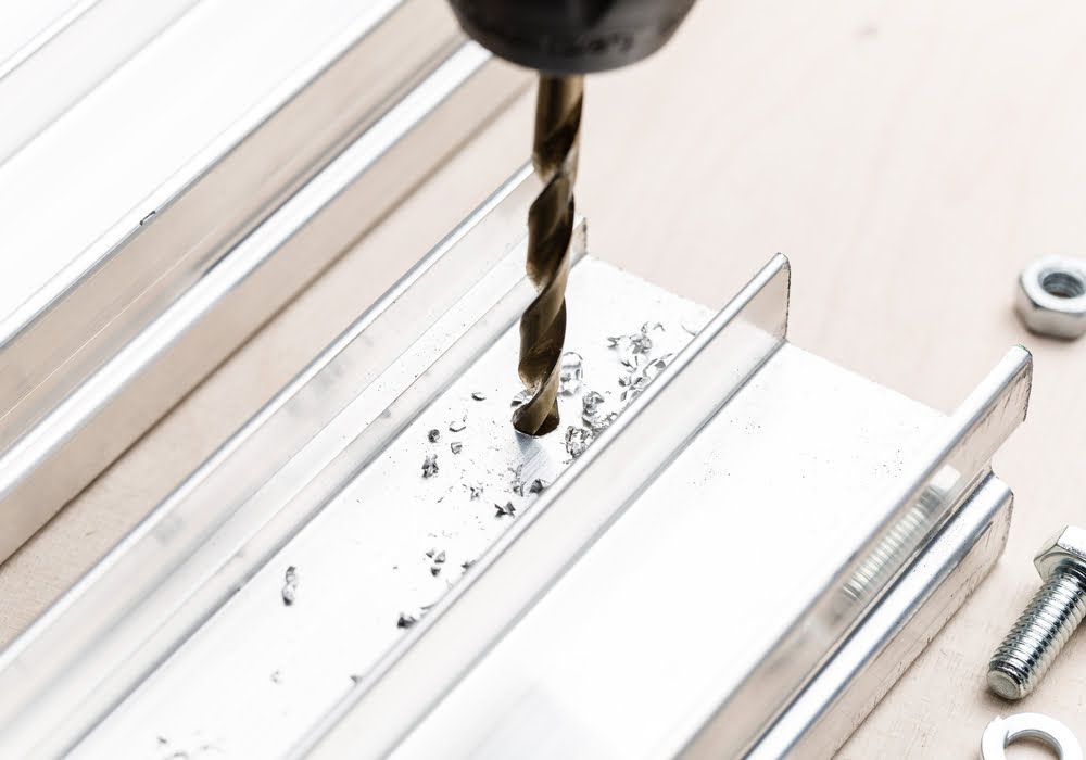 Drilling into Metal
