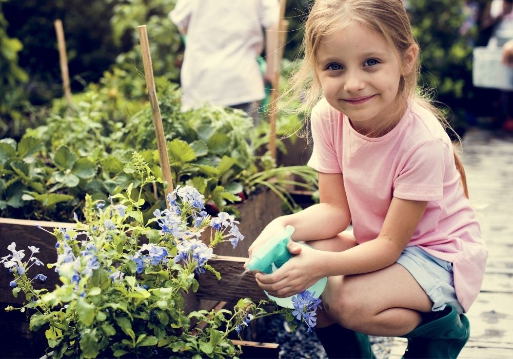 girl-in-school-garden