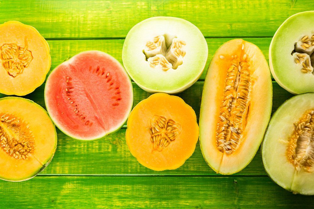 Different melon varieties