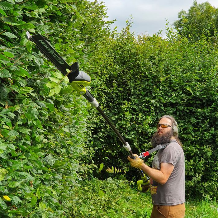 Hedge trimmer with extension deals pole by ryobi