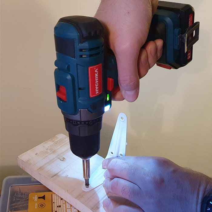 HYCHIKA Cordless Drill Driver 2.0Ah, 26Pcs Combi Drill Accessories - View #7