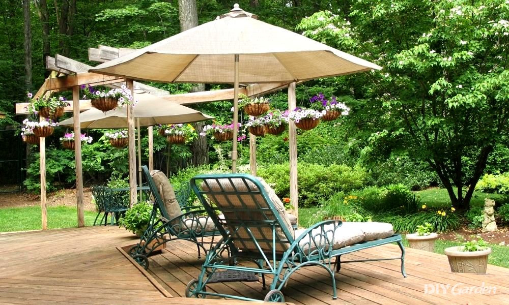 how to clean your garden parasol