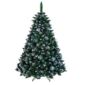 best-artificial-christmas-tree 7ft Snow Covered Pine With Crystals