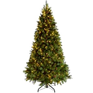 best-artificial-christmas-tree WeRChristmas Pre-Lit Craford Christmas Tree