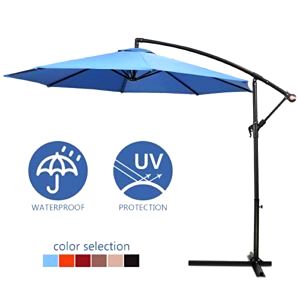 best-cantilever-parasol Costway Outdoor Cantilever Parasol