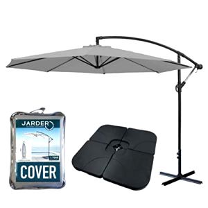 best-cantilever-parasol Jarder Libra Cantilever Parasol Set
