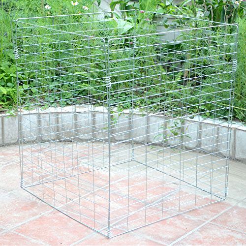 best-compost-bin GR8 Garden Metal Wire Mesh Compost Bin
