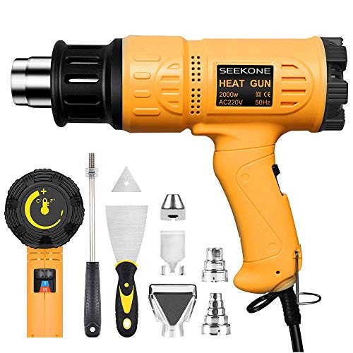 best heat gun Seekone 2000W Hot Air Gun Kit 