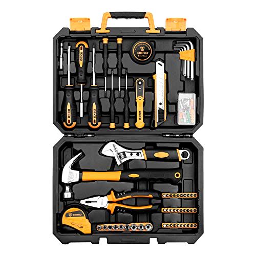 best-home-tool-kits Deko 100 Piece Home Repair Tool Set