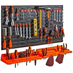 best-pegboards VonHaus Garage Wall Tool Rack Pegboard
