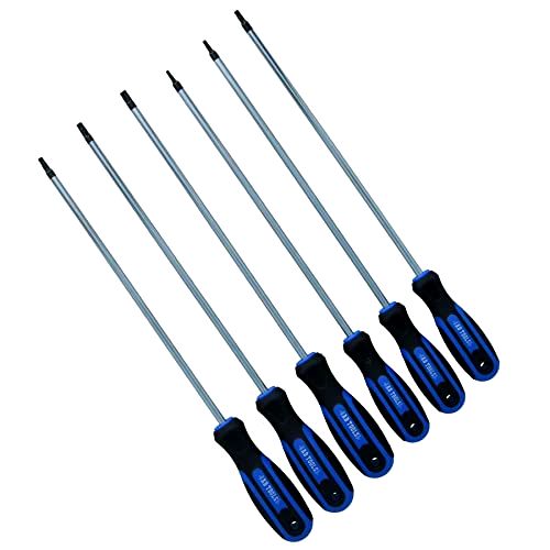 best-screwdriver-set AB Tool Torx Star 6pc Extra Long Screwdriver Set T10 - T30