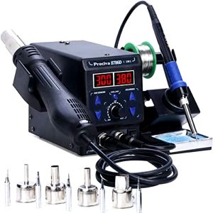 best-soldering-stations Preciva 8786D 2-in-1 Hot Air Gun Rework and Soldering Iron Station