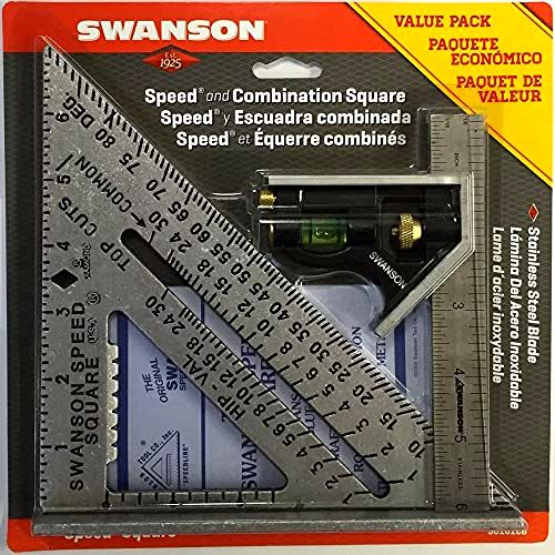 best-speed-squares Swanson Speed Square and Combination Square Value Pack